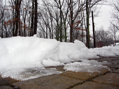 Rain and Snow in the Poconos in December